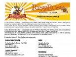  Riso & Rose Menus