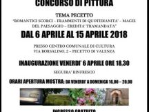 Concorso di Pittura tema a  Pecetto di Valenza