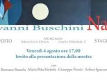 Inaugurazione della mostra dedicata a Giovanni Buschini a Moncalvo