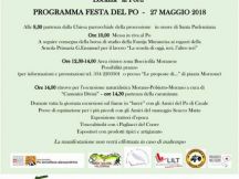 Festa del Po di Morano domenica 27 maggio