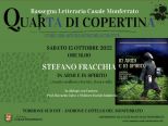 Quarta di copertina: sabato 15 si presenta il libro di Stefano Fracchia