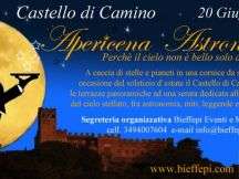 Apericena astronomica al Castello di Camino