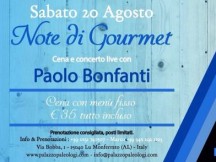 Note di Gourmet  - Cena e concerto live con Paolo Bonfanti