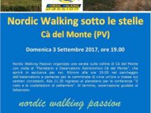 Nordic walking under the stars