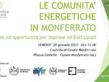 Incontro "Comunità Energetiche in Monferrato idee ed opportunità per imprese ed enti locali"