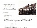  Sabato 1 Luglio a Mombello Monferrato- La Cantinetta Resort presenta il Caffè letterario "Il Fascino Segreto di Venezia"