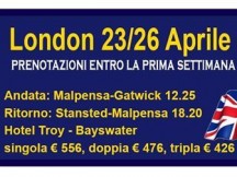 Gita a Londra dal 23 al 26 aprile