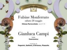 Festival Echos 2017- Fubine Monferrato, 20 maggio ore 21,15 Festival Echos 2017- Fubine Monferrato, 20 maggio ore 21,15