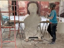 Scultura Sublime: ultima settimana di lavoro per i tre artisti internazionali