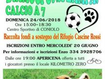 Torneo intercomunale di calcio a 7 “Diamoci una zampa” 24 Giugno 