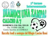 Torneo intercomunale di calcio a 7 “Diamoci una zampa” 24 Giugno 