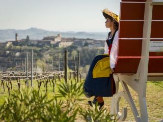 Big Bench - Panchina Gigante n. 41 "Rosso Grignolino" a Rosignano Monferrato