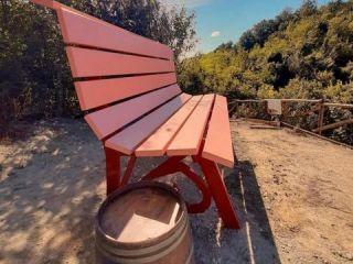 Big Bench - Panchina Gigante n. 117 "Rosa del Monferrato" a Camino
